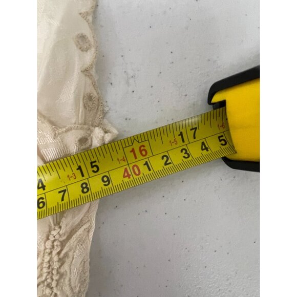 Zara ZW Collection Womens Jacquard Midi Dress Small Off White 7521/045 NWOT - Picture 10 of 13